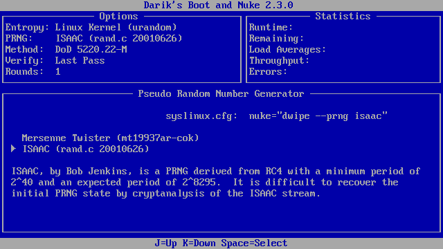 Вибір алгоритму генерації псевдовипадкових чисел