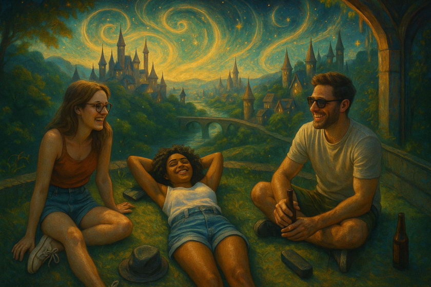 Зображення у стилі фентезійної книжки