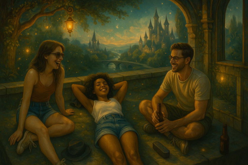 Зображення у стилі фентезійної книжки (версія 2)