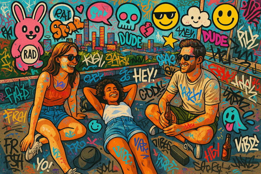 Зображення у стилі Стікербомбінг (версія 2)