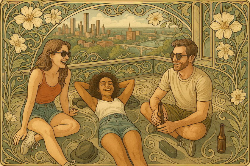 Зображення у стилі Ар-нуво (версія 2)